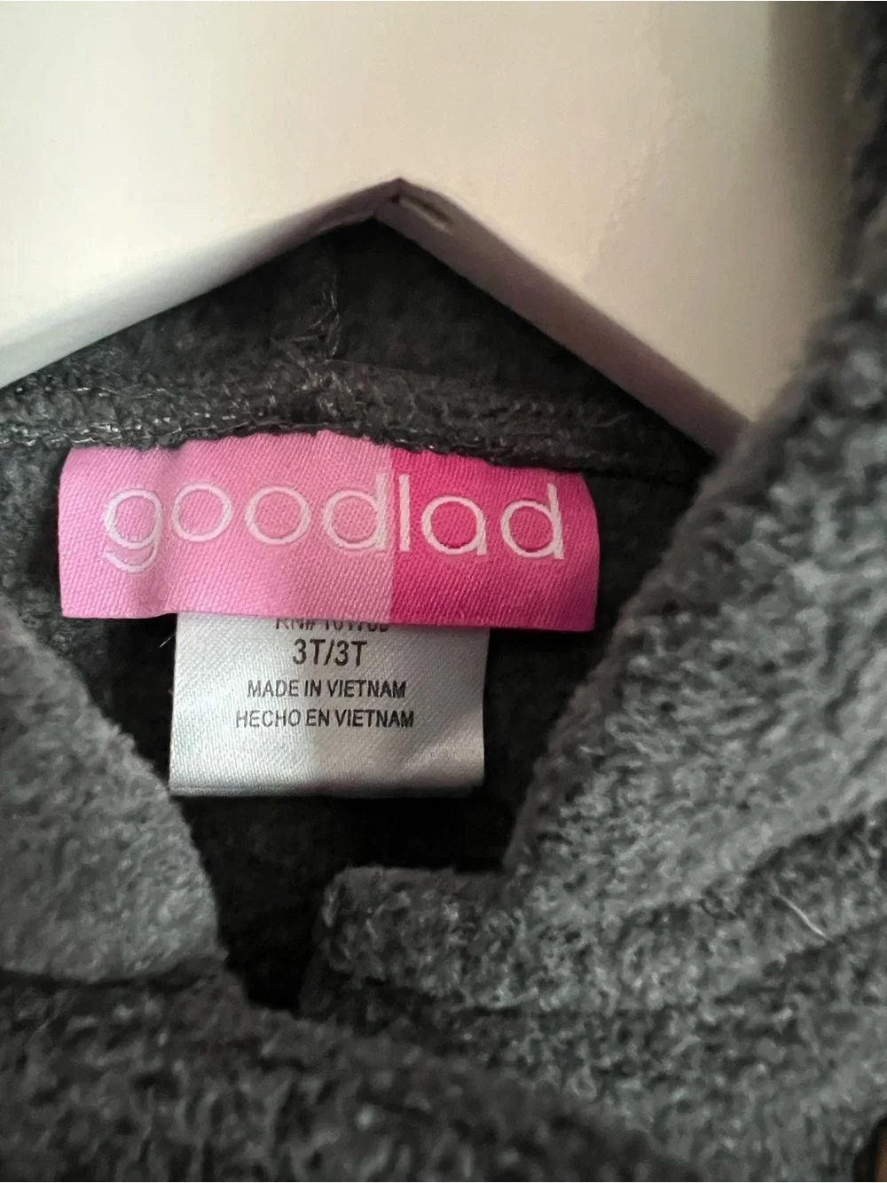 Good Lad Dark Gray Hooded Pea Coat with Toggle Closures